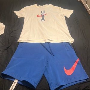Team USA dri-fit men’s large short set just in time for the nice weather